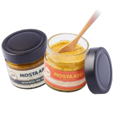 Mostaard mosterd-dille of honing-mosterd dip